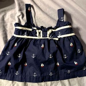 Janie and Jack anchors tank